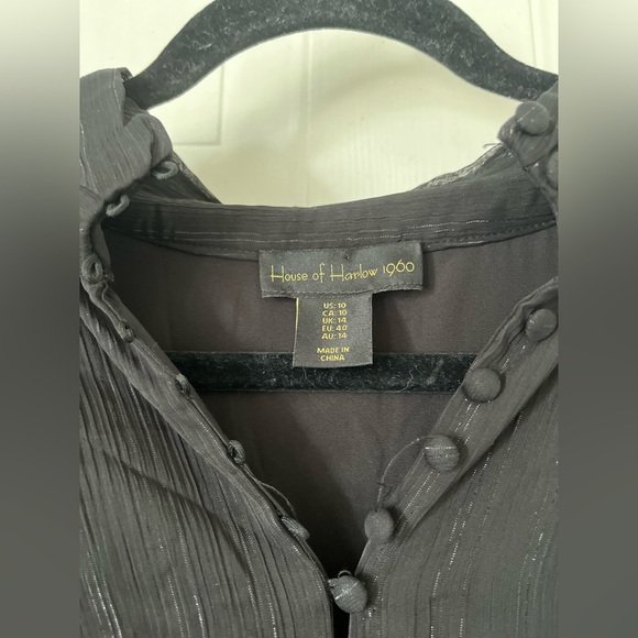 House of Harlow 1960 Black Ruche Dress - Picture 5 of 12